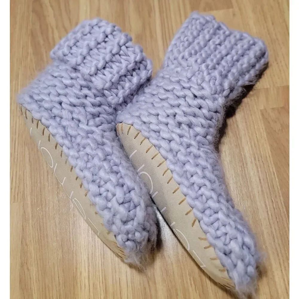 Lemon Cabin Cuffed Booties S/M - Picture 3 of 6